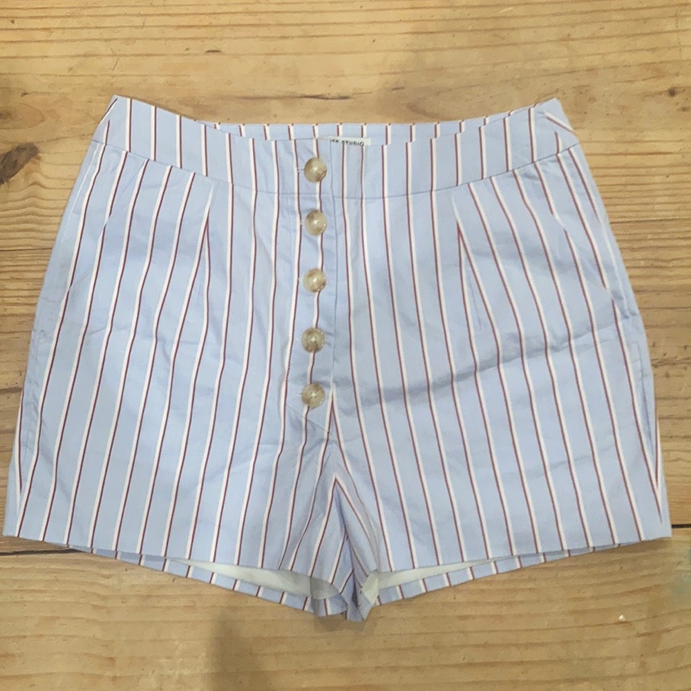 Petite Studio NY stripped shorts